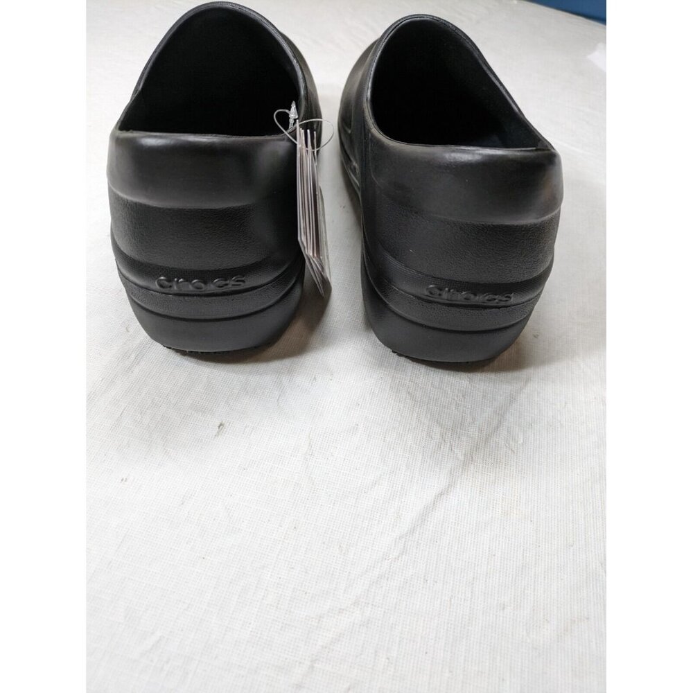 Crocs Neria Pro II Work  Shoes non slip Clogs Women's Size 10 Black Noir 900 - Picture 4 of 10